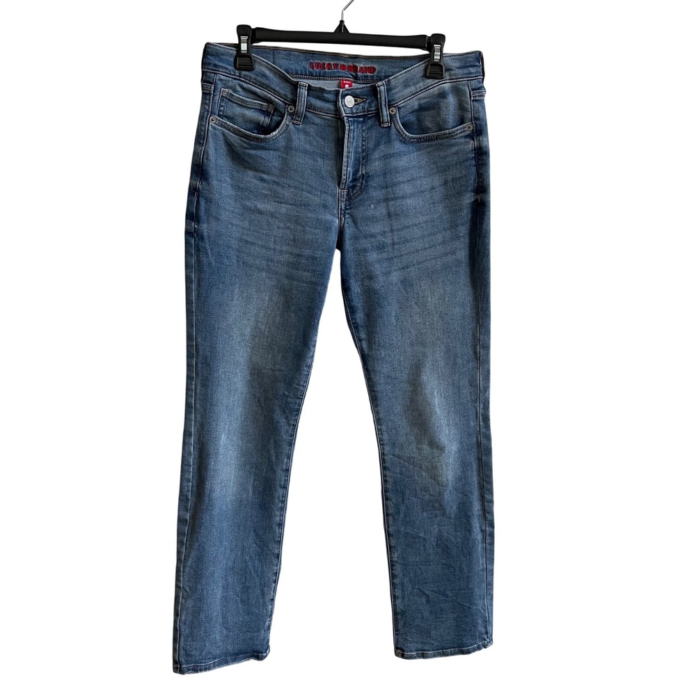 Lucky Brand Sweet Mid Rise Straight Jeans Womens 8/29 Medium Wash Blue Classic